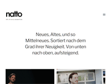 Tablet Screenshot of natto.de
